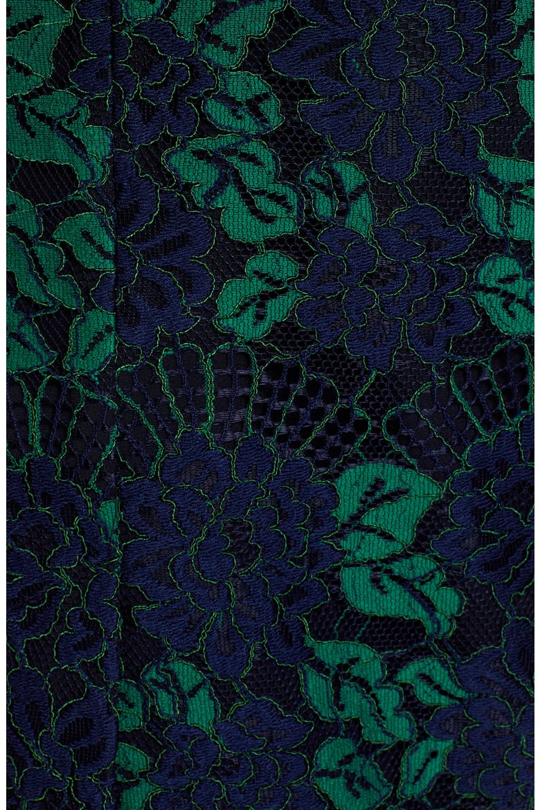 Lace Pencil Skirt, Alternate, color, NAVY