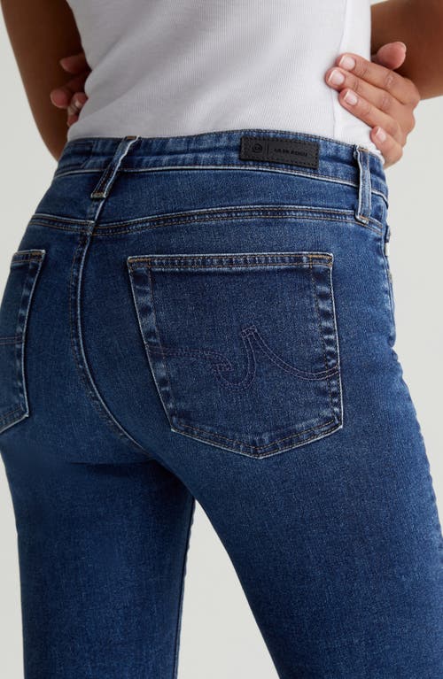 Ag Farrah Mid Rise Bootcut Jeans In Epilogue In Blue