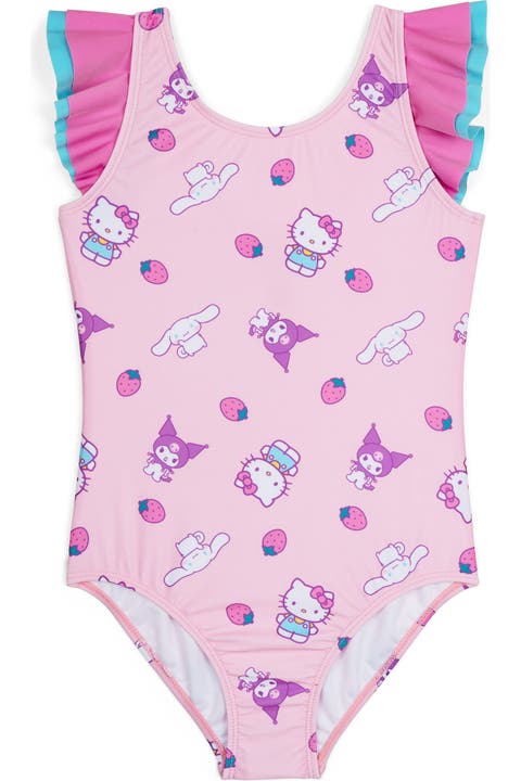 Sleeveless One Piece Bathing Suit