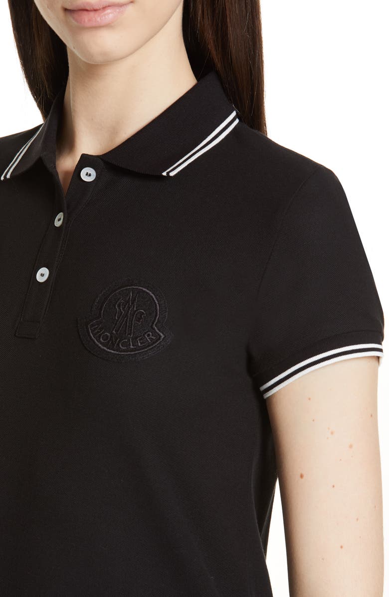 Moncler Piqué Cotton Polo, Alternate, color,