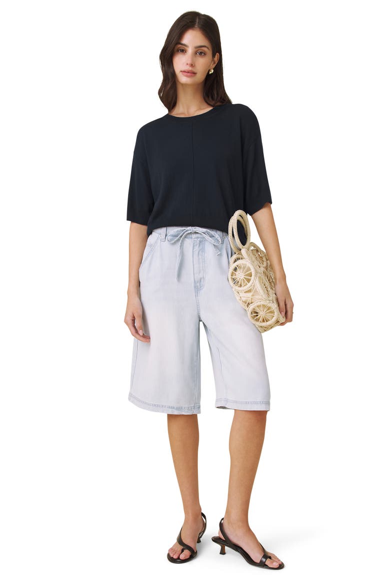 Erica Crewneck Sweater, Alternate, color, NAVY