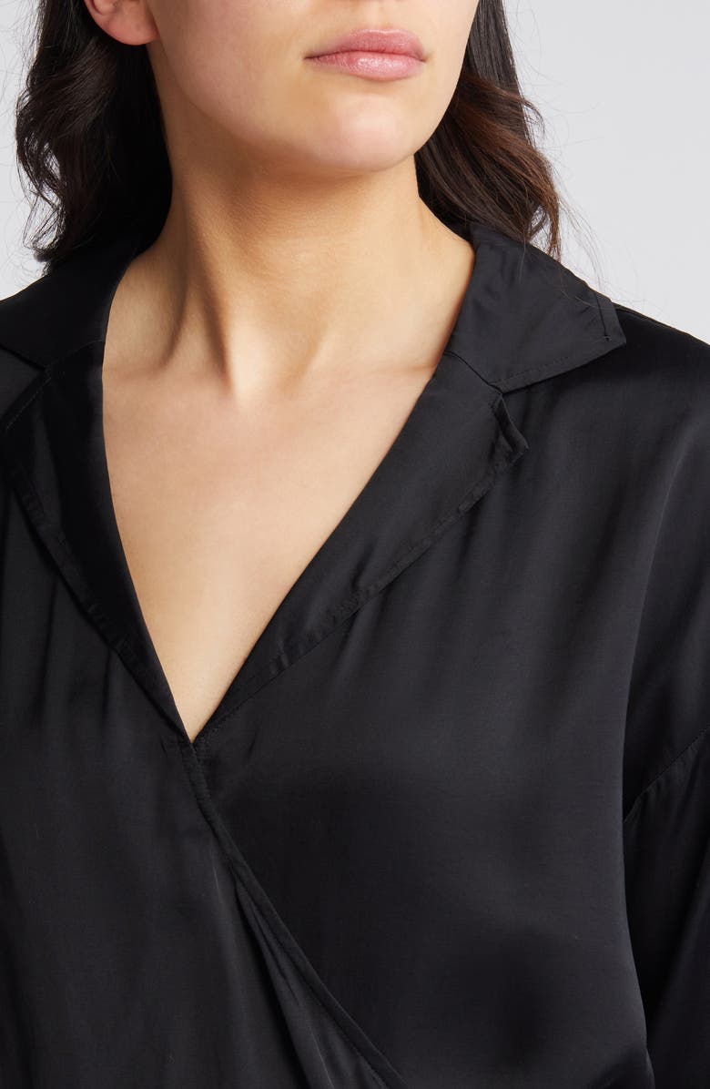 AllSaints Penny Balloon Sleeve High-Low Top, Alternate, color, 