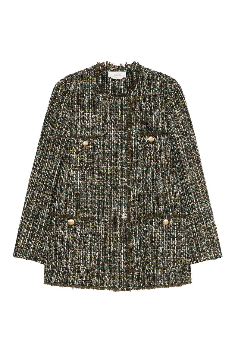 Tweed Jacket, Alternate, color, KAKI