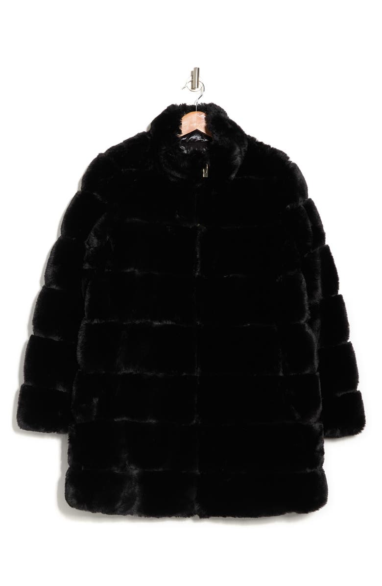 Via Spiga Reversible Faux Fur Puffer Jacket, Alternate, color,