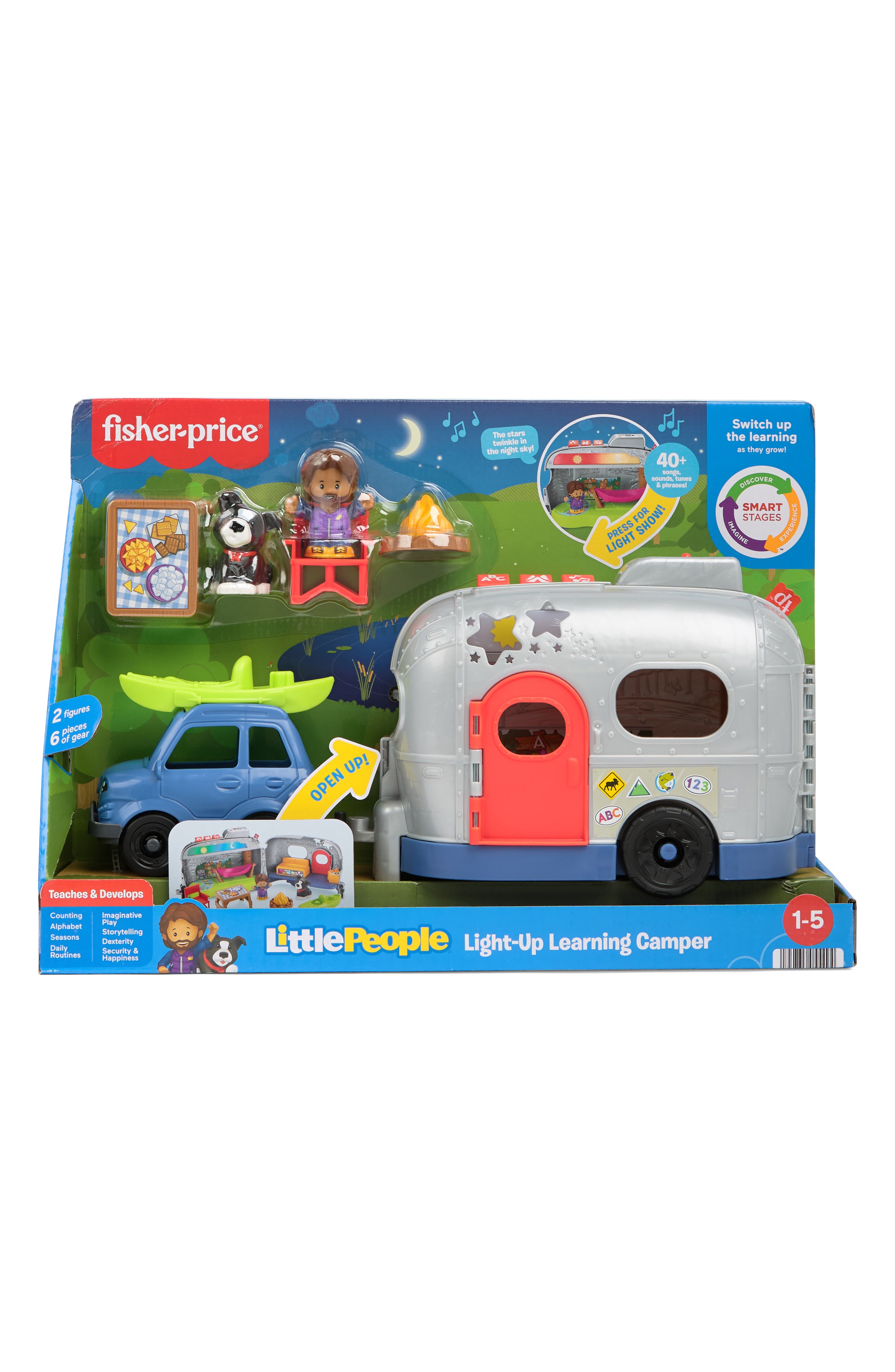 Little People Light-Up Learning Camper in Multi 