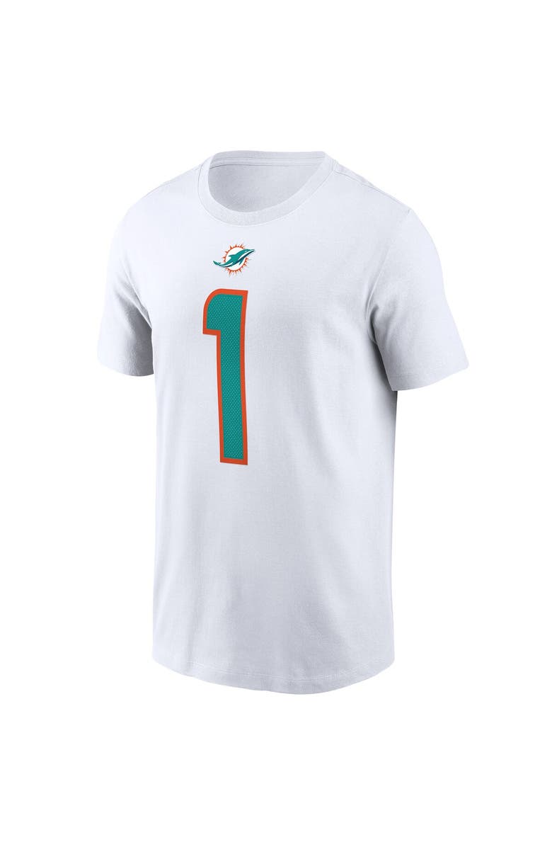 Nike Men's Nike Tua Tagovailoa White Miami Dolphins Name & Number T-Shirt, Alternate, color, 