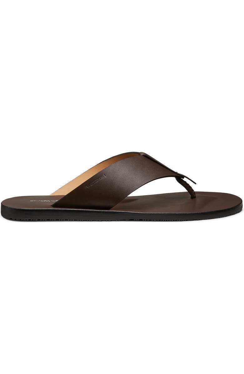Stuart Weitzman Bastian Flip Flop, Alternate, color, Espresso