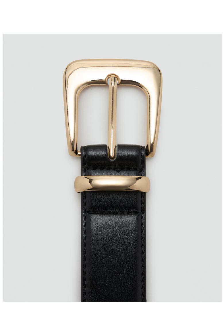 Faux Leather Belt, Alternate, color, BLACK