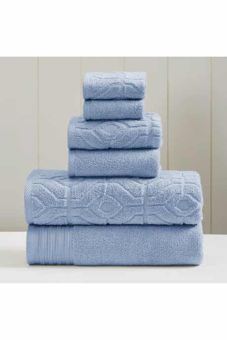 MODERN THREADS Soft Rib Quick Dry 6-Piece Towel Set