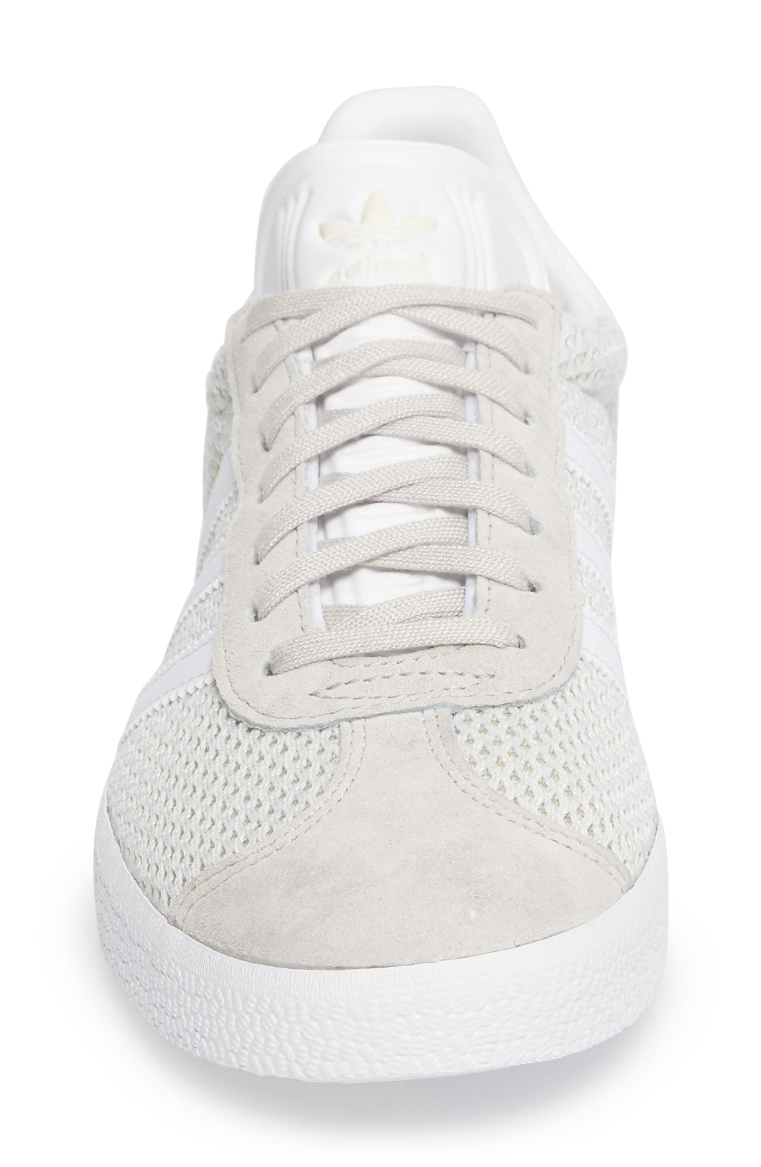 Gazelle Sneaker, Alternate, color, TALC/ WHITE/ TALC