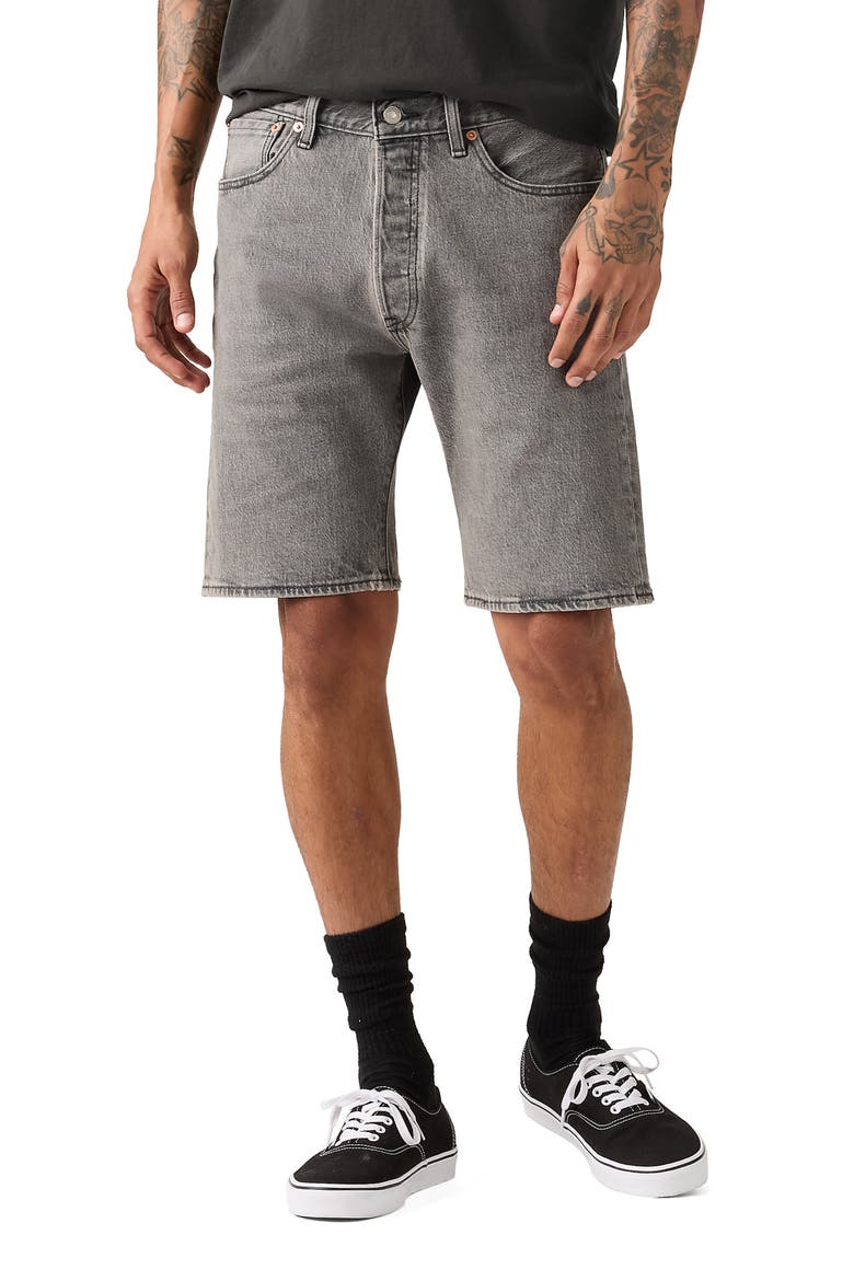 501® Original Denim Shorts, Main, color, DIRIENZO SHORTS