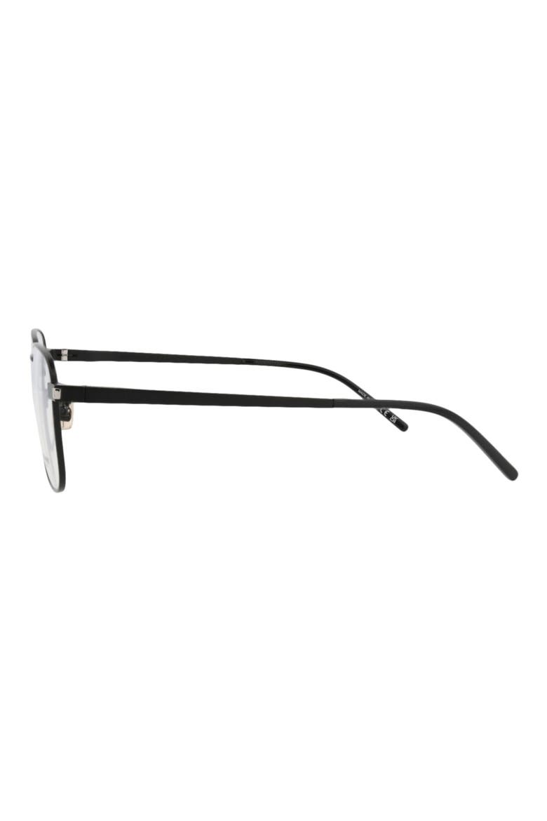 54mm Square Optical Glasses, Alternate, color, BLACK BLACK TRANSPARENT
