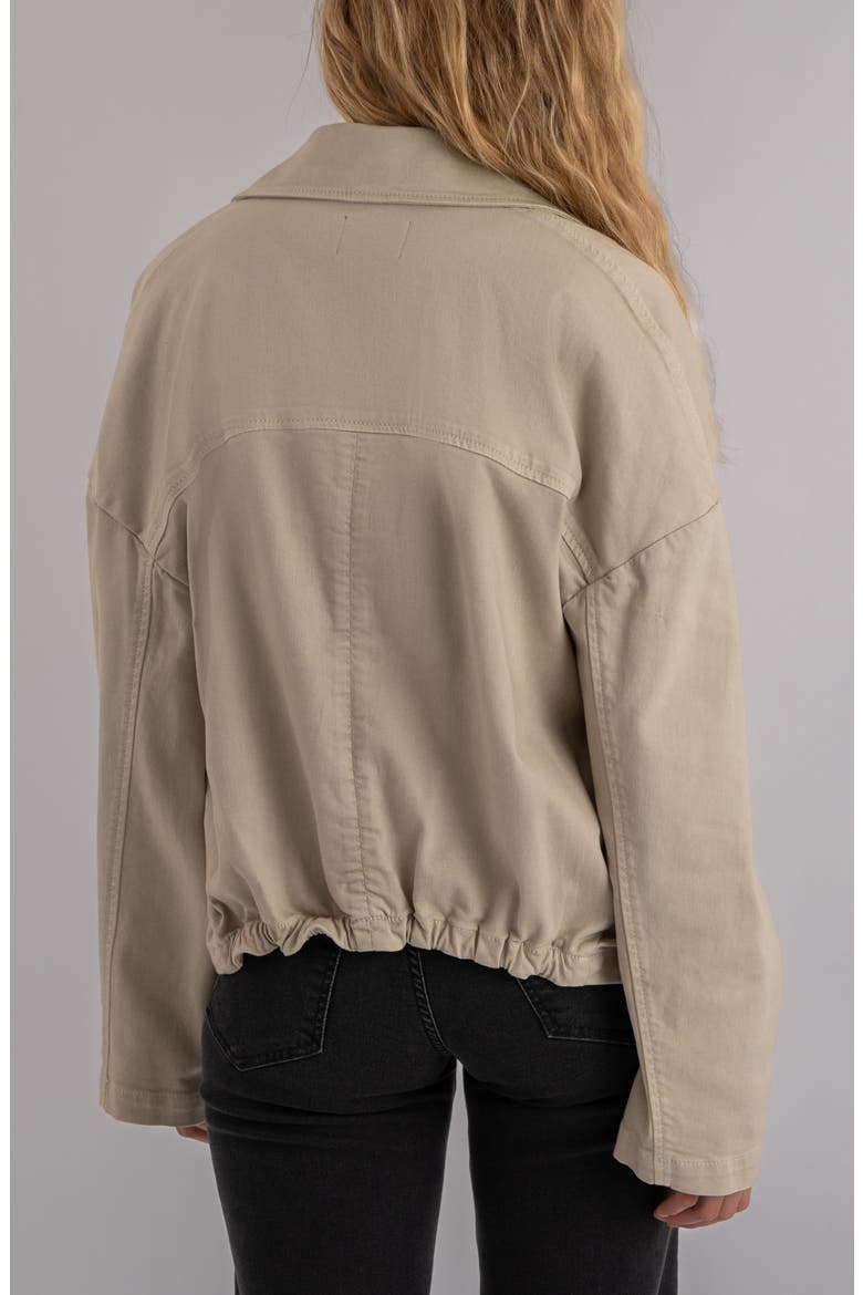 Willow Notch Collar Double Breasted Jacket, Alternate, color, OAK