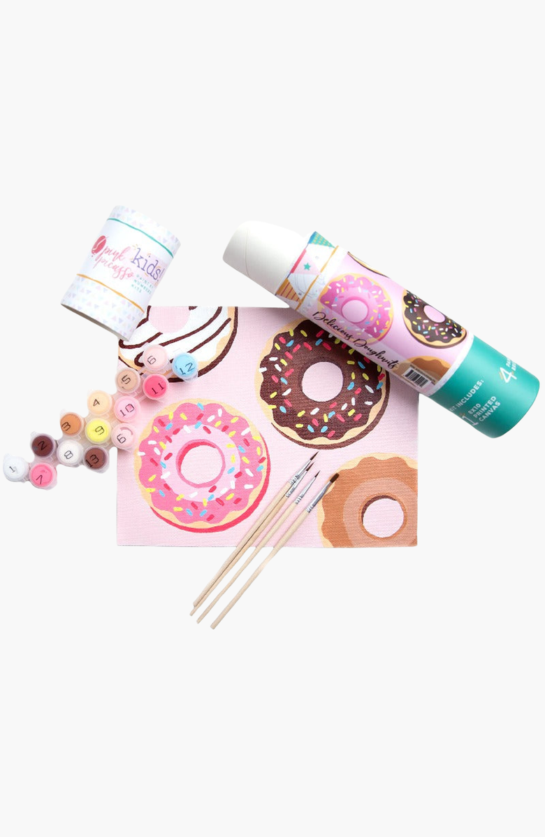 Pink Picasso Kits Delicious Doughnuts Paint-by-Numbers Kit, Alternate, color, Pink