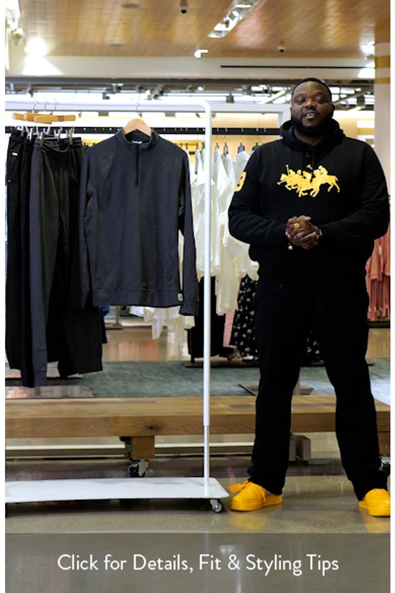 Recovery Brushed Jersey Quarter Zip Pullover video