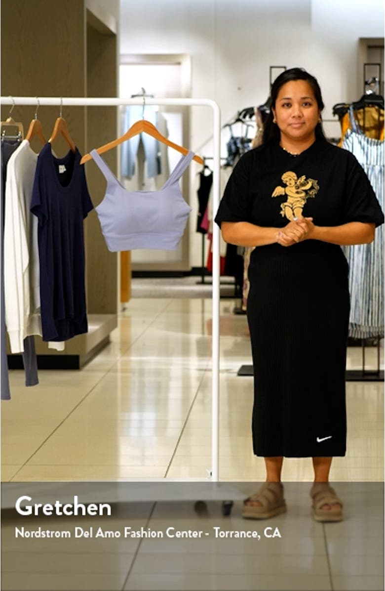 Zenvy Medium-Support Padded Longline Sports Bra, sales video thumbnail