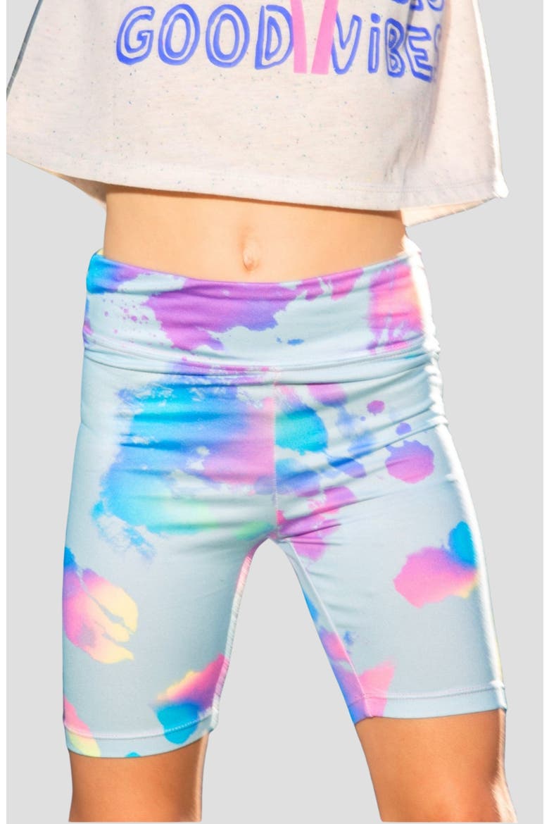 Kids' Simply Soft Biker Shorts, Alternate, color, BLUE BLEACH