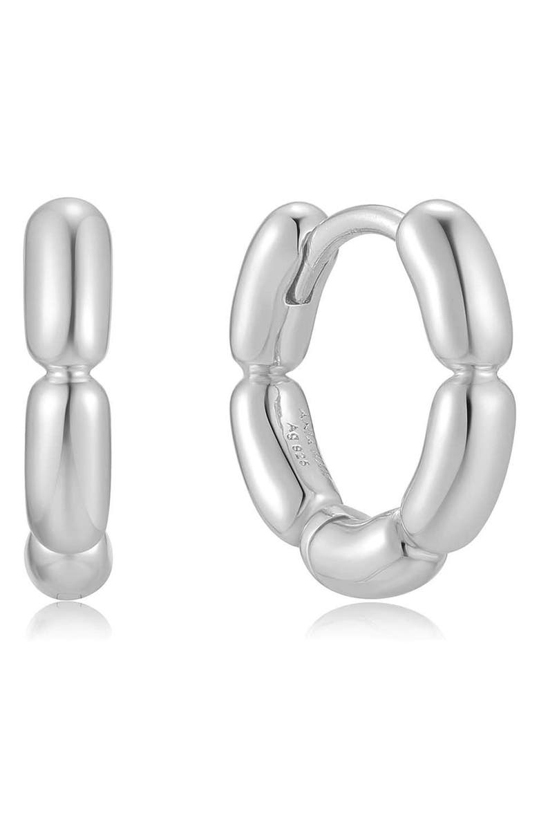 ANIA HAIE Puffy Huggie Hoop Earrings, Main, color,