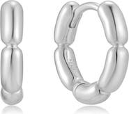 ANIA HAIE Puffy Huggie Hoop Earrings