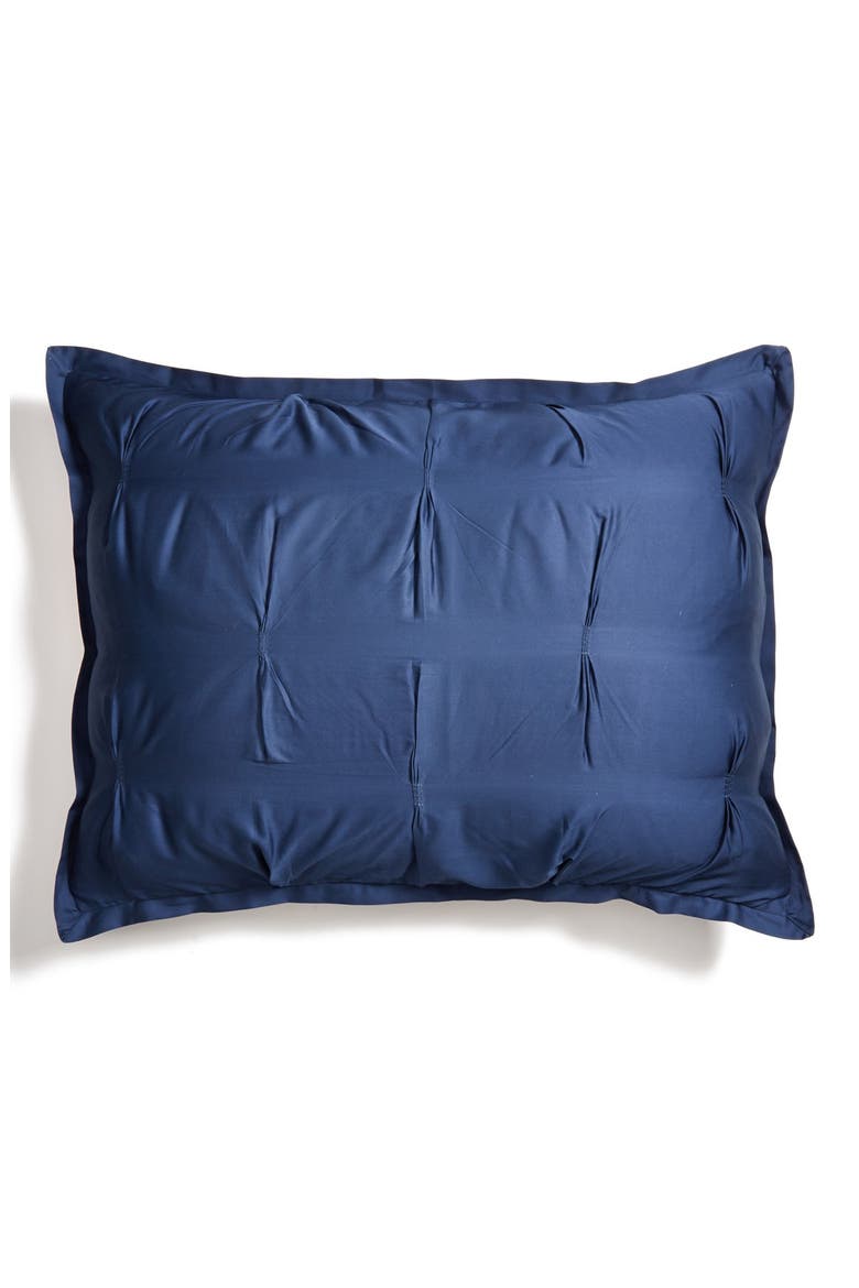 Harper Reversible Duvet Cover & Sham Set, Alternate, color, NAVY