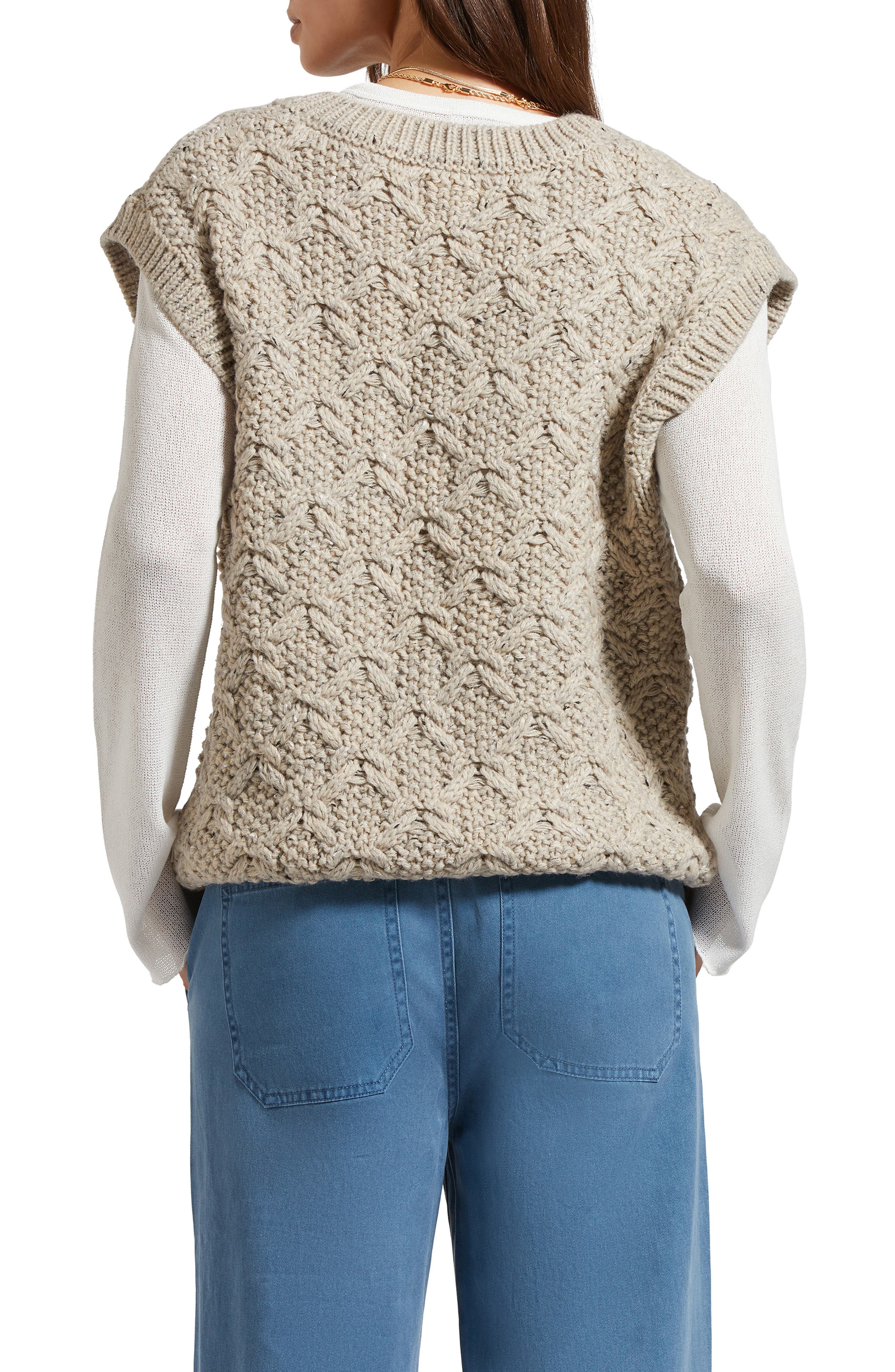 Lafayette Oversize Sweater Vest - image 2