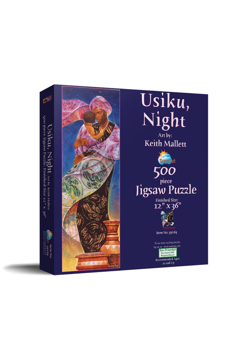 Usiku Night 500 piece Jigsaw Puzzle for Adults, Main, color, Multicolor