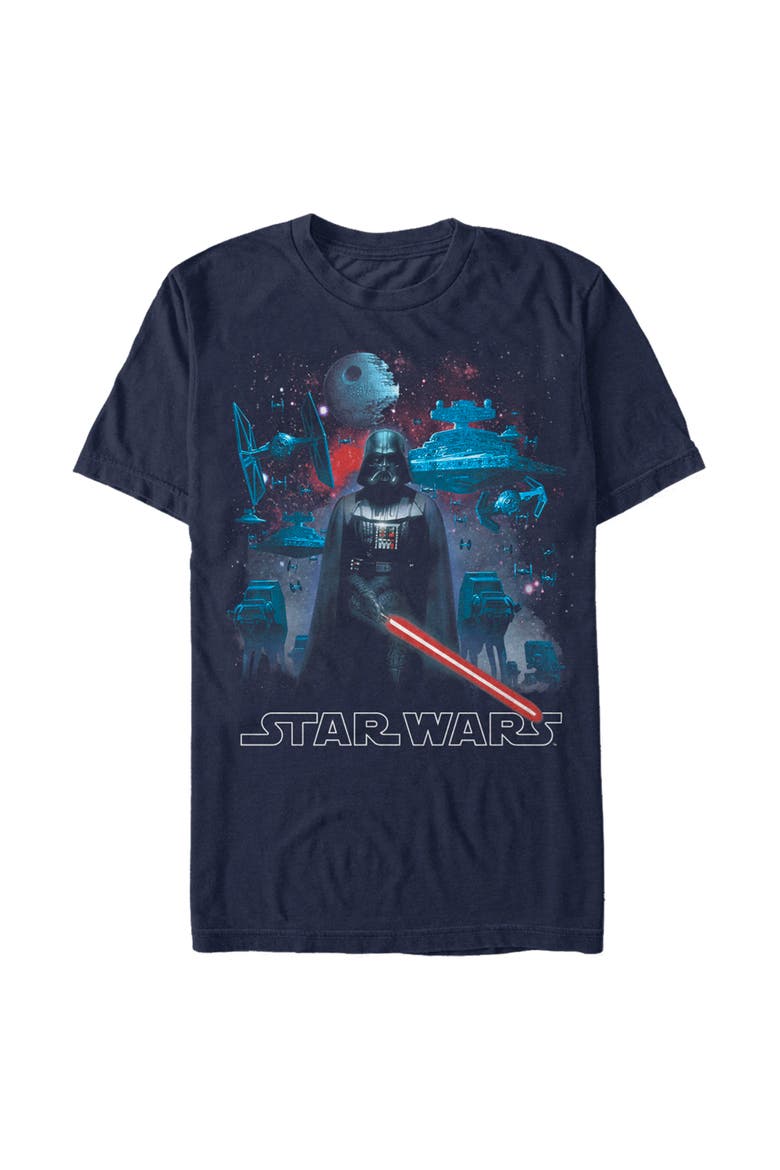 Men's Star Wars Dark Side Partners  Graphic T-Shirt, Main, color, Navy Blue