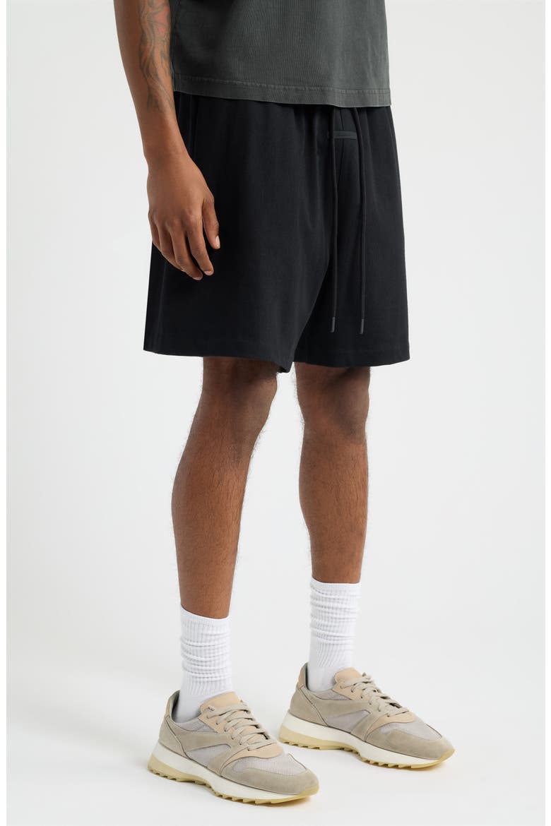 Classic Jersey Shorts, Alternate, color, BLACK