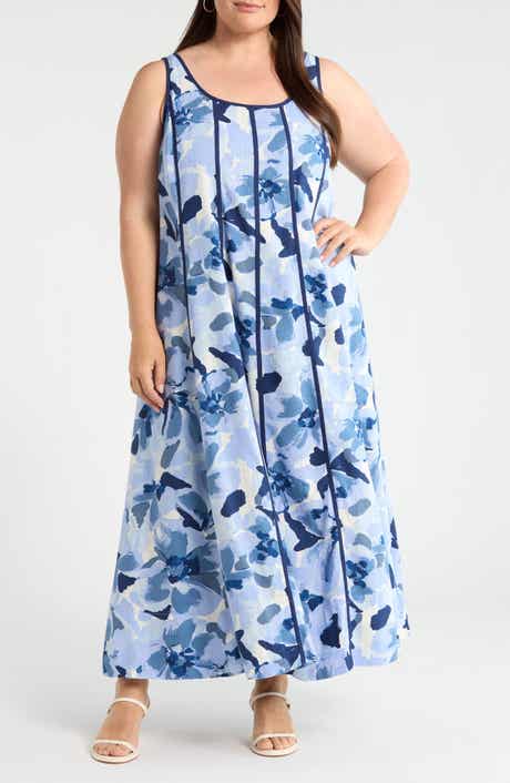 Floral Print Pipe Maxi Dress
