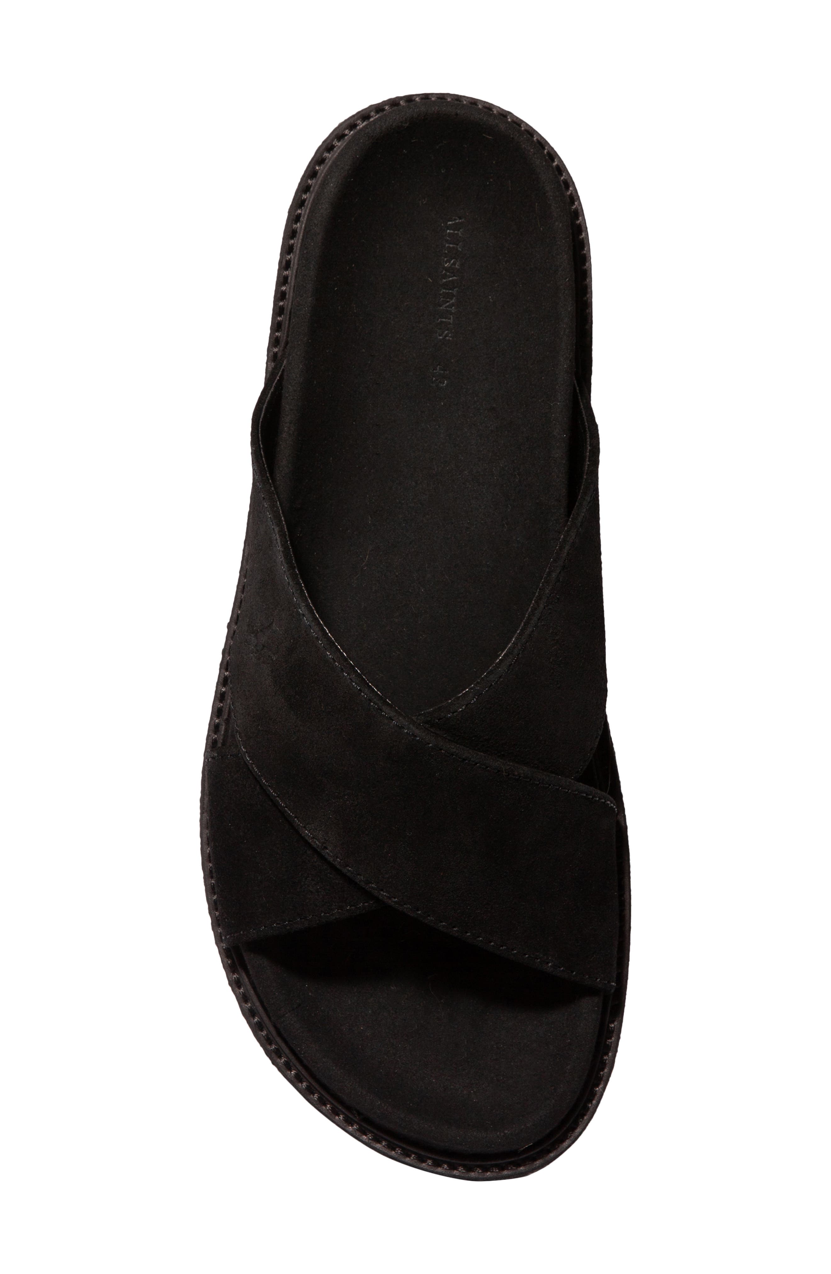 AllSaints Elliot Slide Sandal, Alternate, color, 