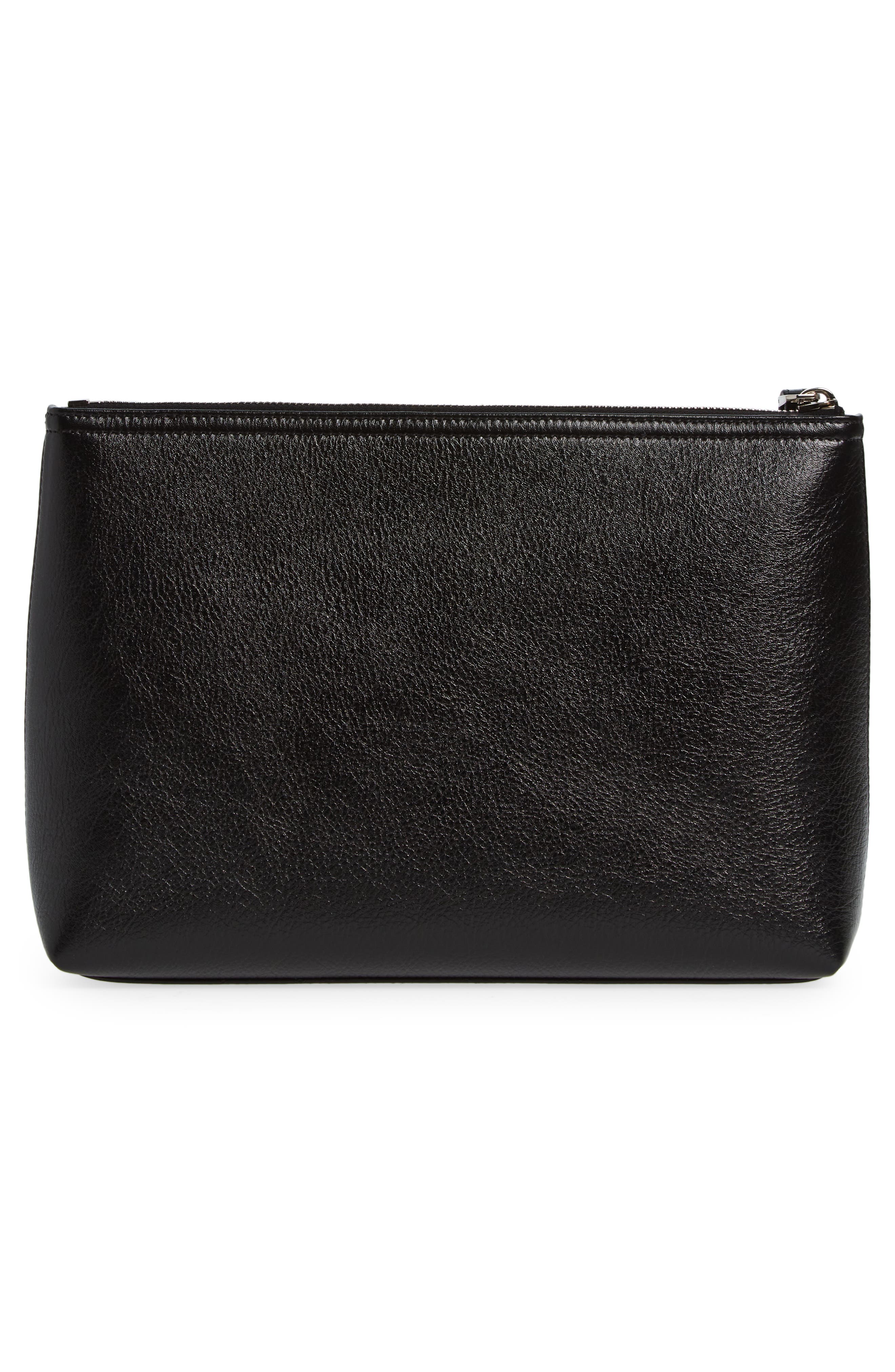 Givenchy Voyou Leather Travel Pouch, Alternate, color, 
