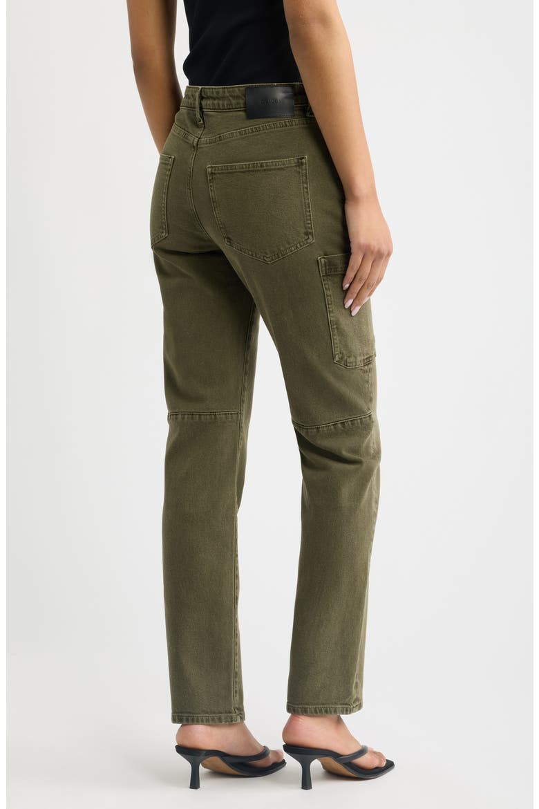 Devon Cigarette Low Rise Jeans, Alternate, color, PINE