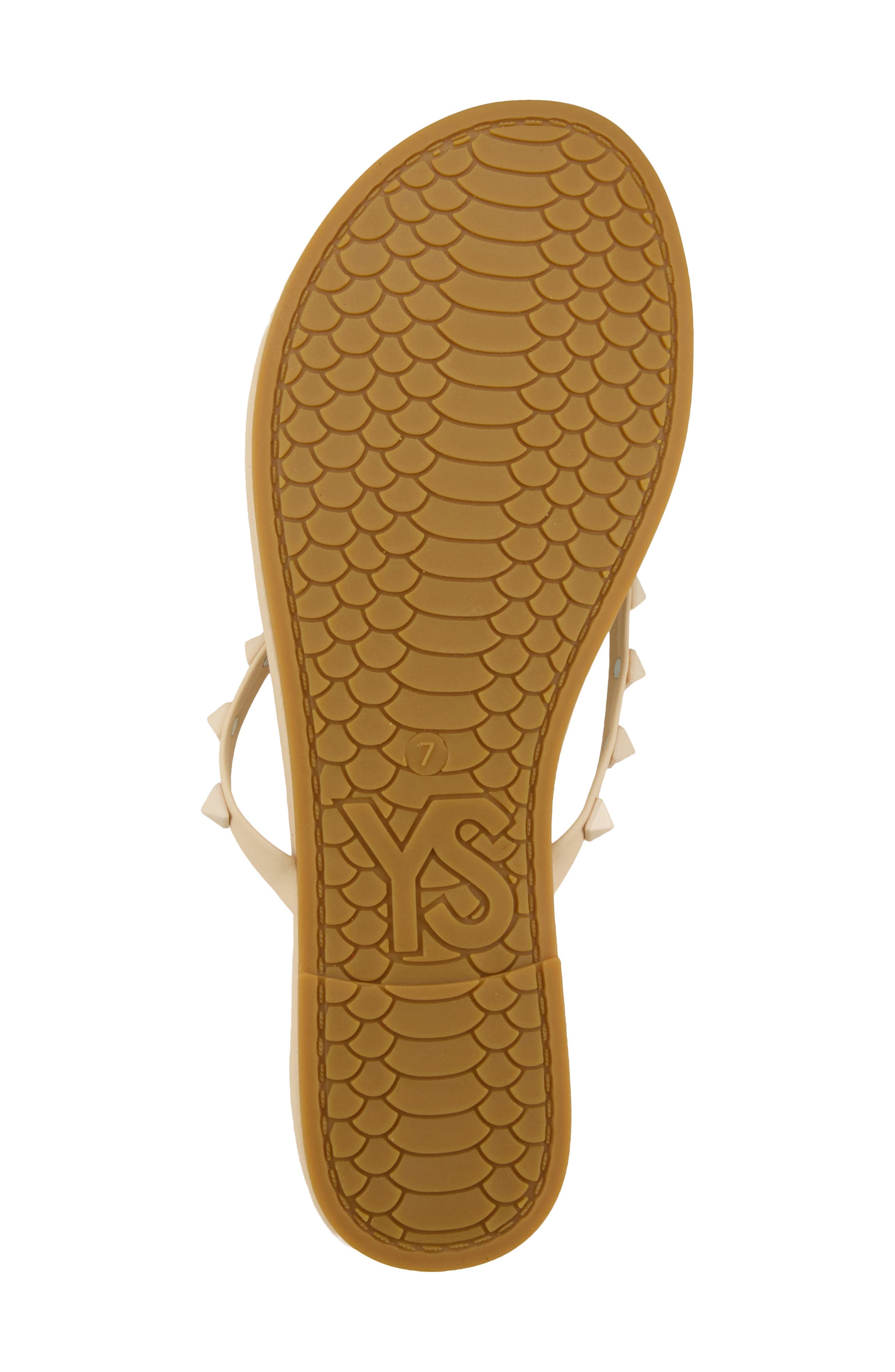 Yosi Samra Rivington Stud Flip Flop, Alternate, color, Beige