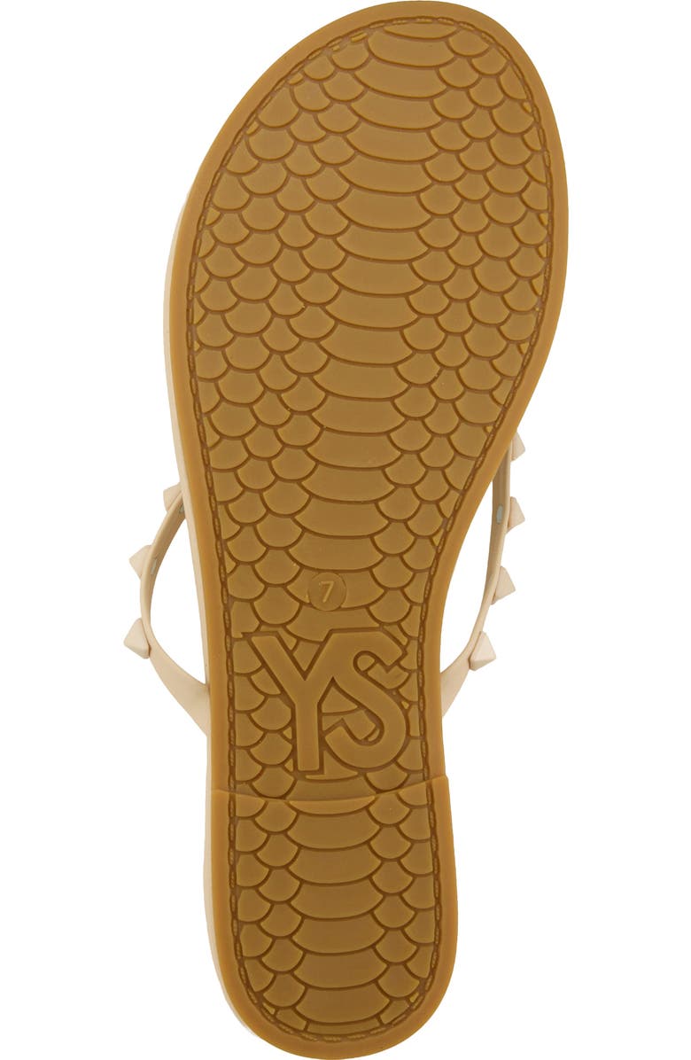 Yosi Samra Rivington Stud Flip Flop, Alternate, color, Beige