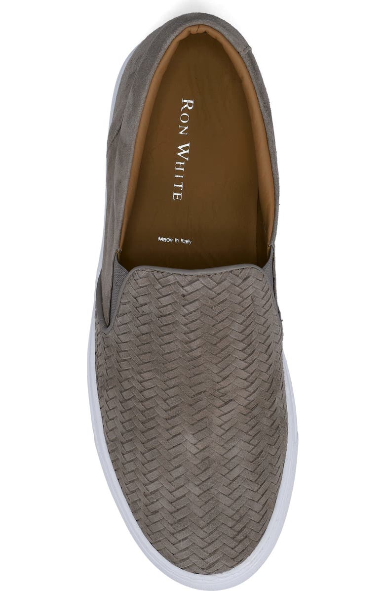 Ron White Rex Woven Slip-On Sneaker, Alternate, color, Shark