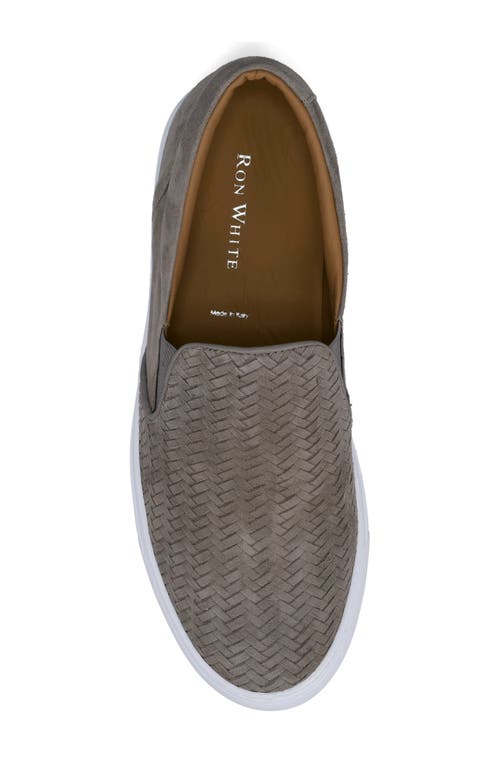 Ron White Rex Woven Slip-on Sneaker In Gray
