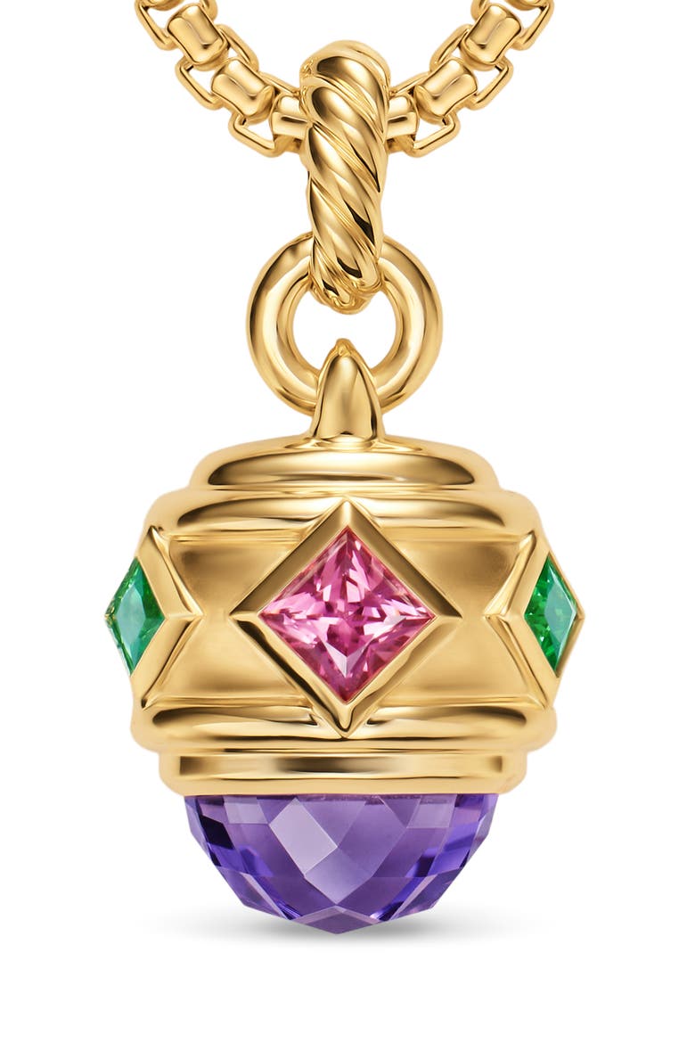 Renaissance Amulet in 18K Yellow Gold, 29mm, Alternate, color, GOLD