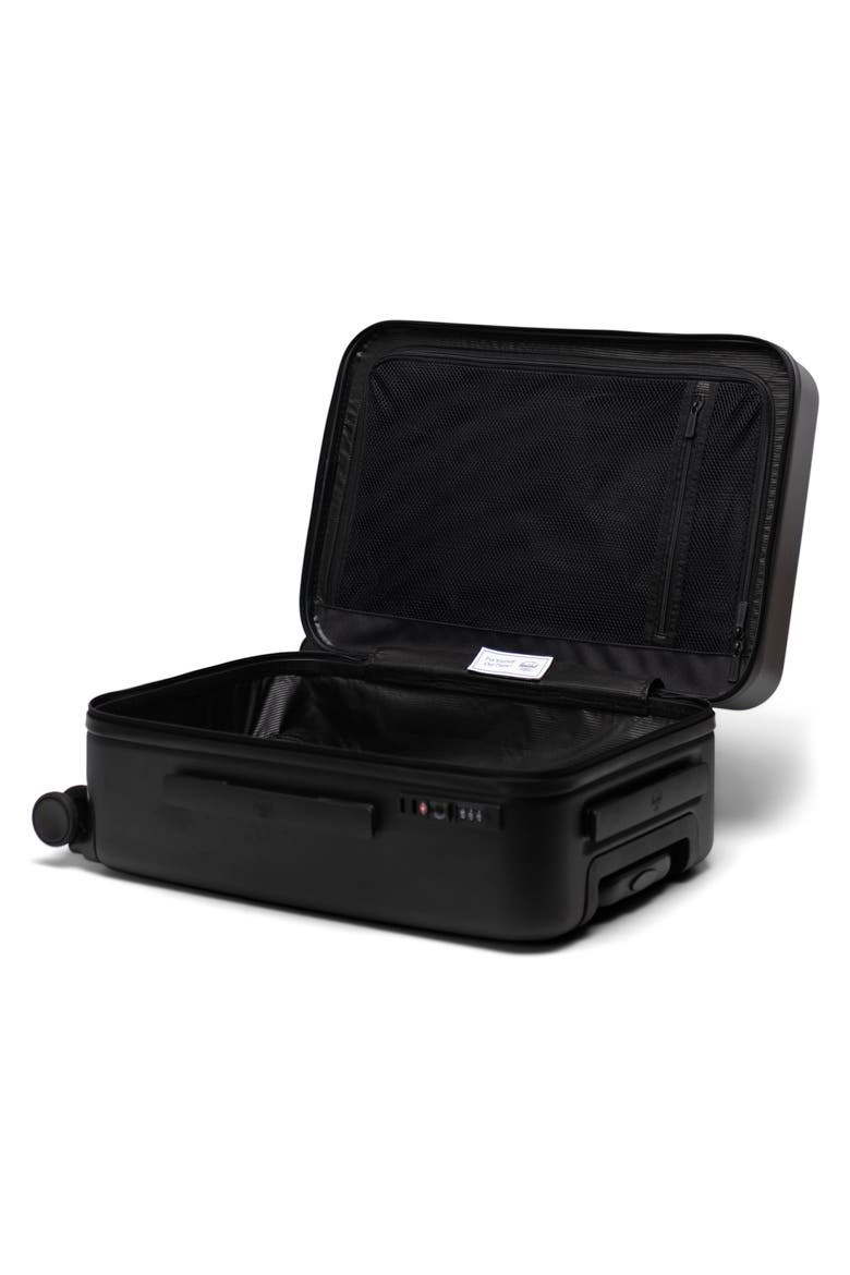 Heritage™ Hardshell Large Carry-On Luggage, Alternate, color, BLACK