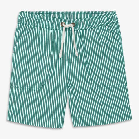 Kids Stretch Chino Short In Boardwalk Stripe (Toddler, Little Kid, & Big Kid)