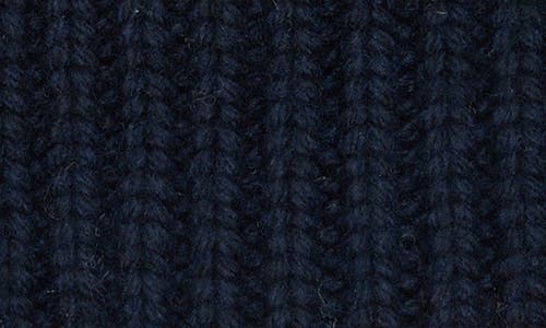 Tommy Hilfiger Varsity Skeleton Knit Cuff Beanie In Black