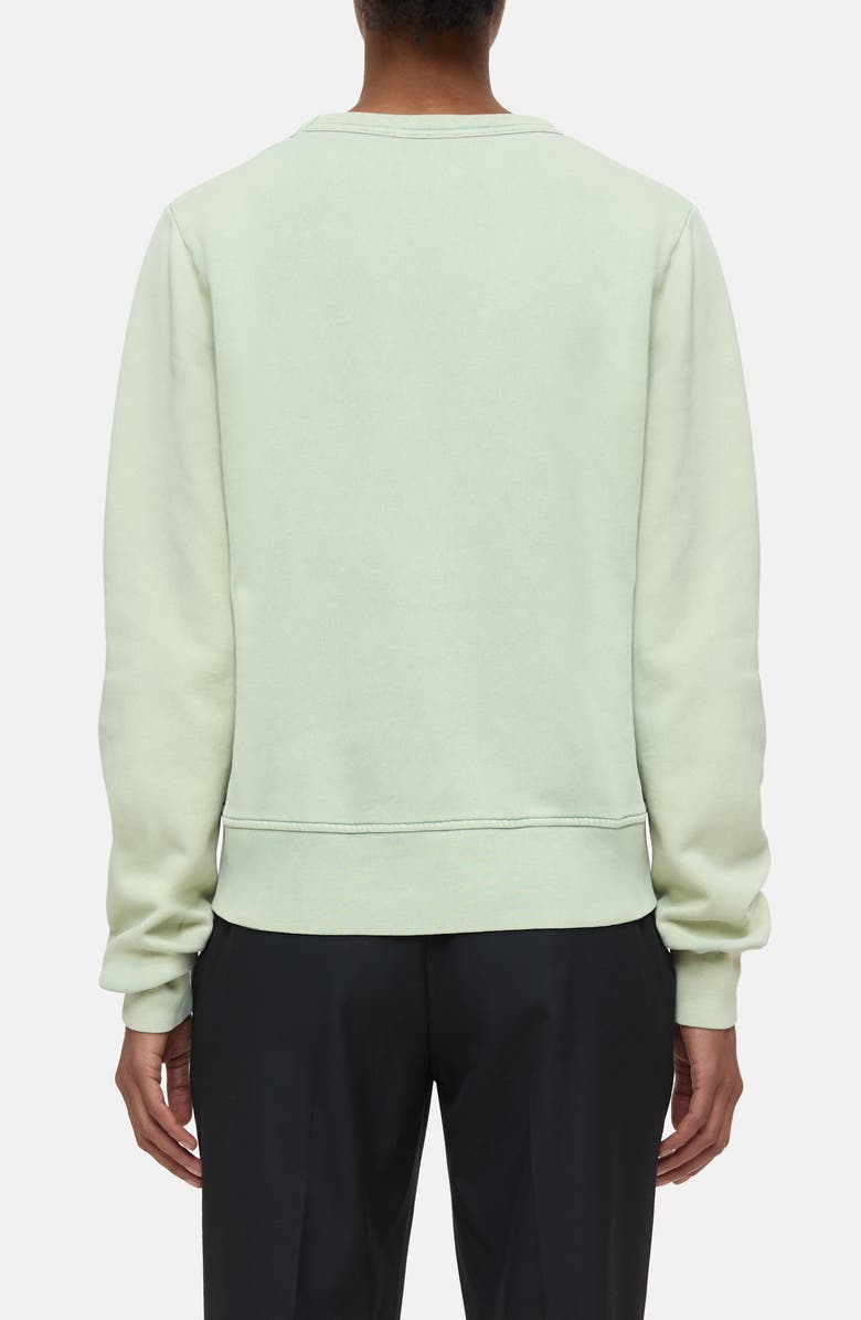 Closed Crewneck Organic Cotton Sweatshirt, Alternate, color, Giada Green