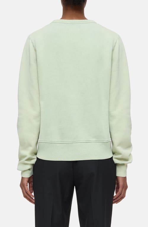 Closed Crewneck Organic Cotton Sweatshirt In Green