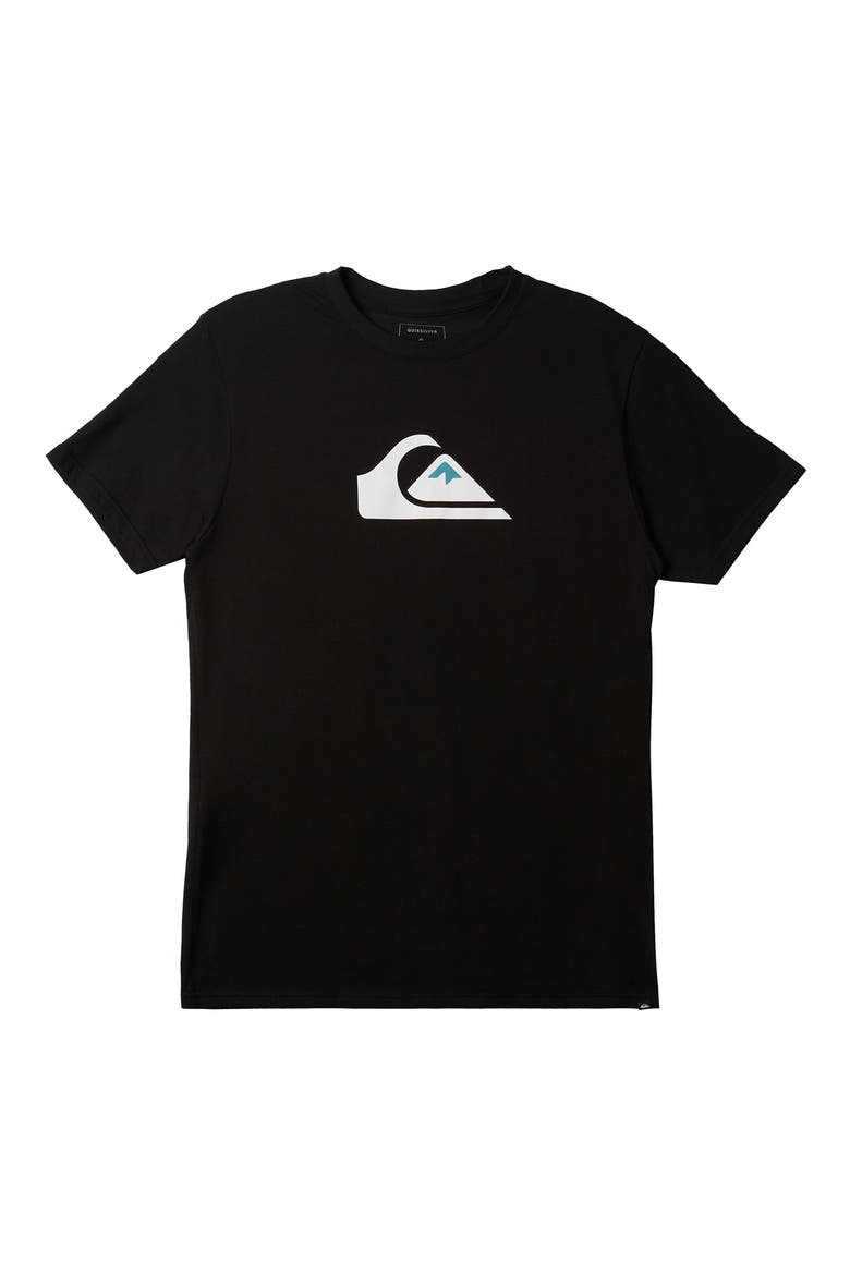 Logo Cotton T-Shirt, Main, color, BLACK