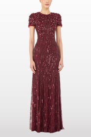 Jenny Packham Eliza Beaded Maxi Dress