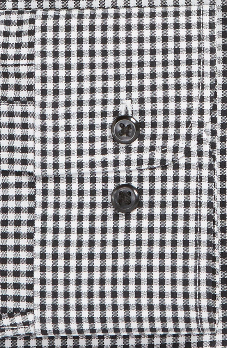 NORDSTROM MEN'S SHOP Tech-Smart Trim Fit Stretch Check Dress Shirt, Alternate, color, 
