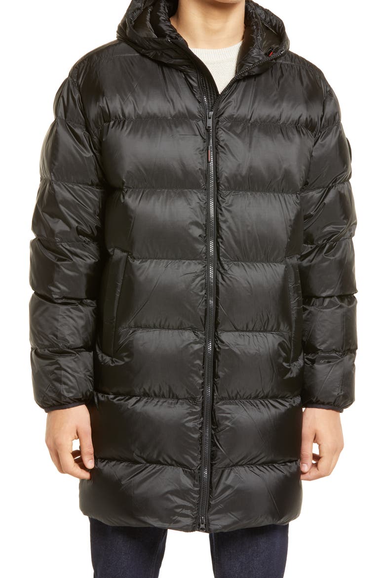 Pisquid Water Repellent 800 Fill Power Down Parka, Alternate, color, BLACK