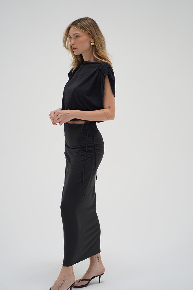 Calvin Skirt, Alternate, color, Black