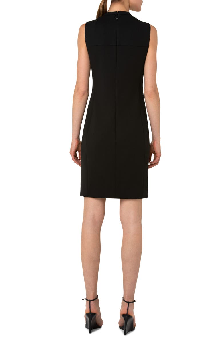 Akris punto Paillette Sleeveless Stretch Wool Shift Dress, Alternate, color, 