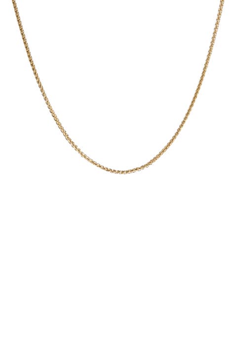 Wheat Chain Layering Necklace