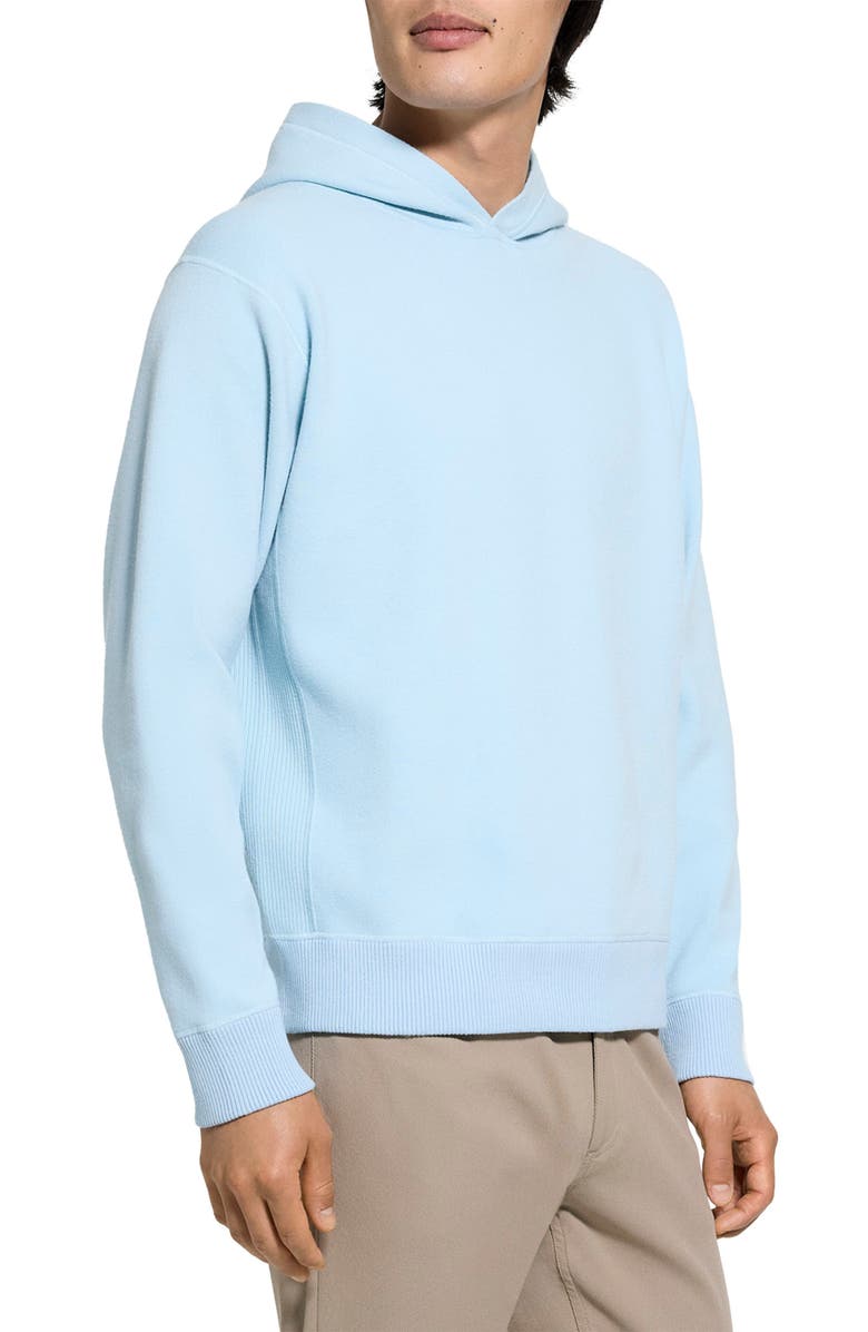 Theory Relaxed Hooded Sweater, Alternate, color, Light Ocean Air - 2N1